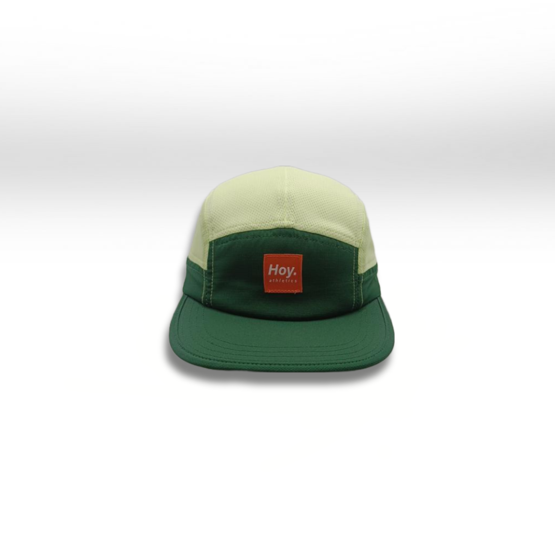 running-hat-front-green